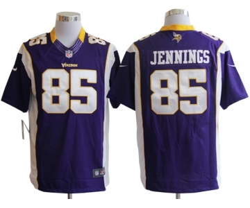 nike nfl jerseys minnesota vikings #85 jennings purple[nike limited]