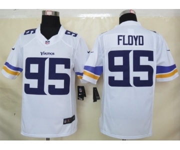 nike nfl jerseys minnesota vikings #95 floyd white[new nike limited]