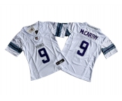 Women's Minnesota Vikings #9 J.J. McCarthy White 2024 F.U.S.E. Winter Warrior Limited Jersey