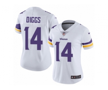 Women's Nike Minnesota Vikings #14 Stefon Diggs Vapor Untouchable Limited White NFL Jersey