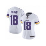 Women's Nike Minnesota Vikings #18 Michael Floyd Vapor Untouchable Limited White NFL Jersey