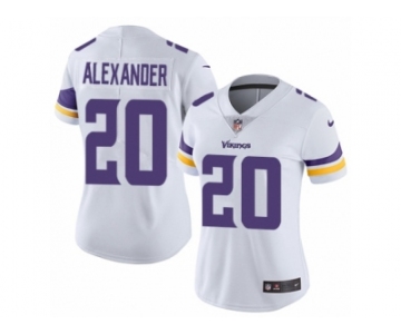 Women's Nike Minnesota Vikings #20 Mackensie Alexander Vapor Untouchable Limited White NFL Jersey