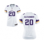 Women's Nike Minnesota Vikings #20 Mackensie Alexander White NFL Jersey