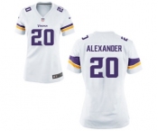 Women's Nike Minnesota Vikings #20 Mackensie Alexander White NFL Jersey