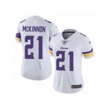 Women's Nike Minnesota Vikings #21 Jerick McKinnon Vapor Untouchable Limited White NFL Jersey