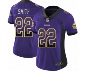 Women's Nike Minnesota Vikings #22 Harrison Smith Limited Purple Rush Drift Fashion NFL Jersey