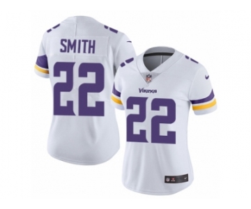 Women's Nike Minnesota Vikings #22 Harrison Smith Vapor Untouchable Limited White NFL Jersey