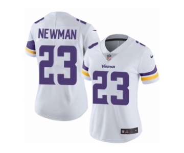 Women's Nike Minnesota Vikings #23 Terence Newman Vapor Untouchable Limited White NFL Jersey