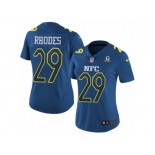 Women's Nike Minnesota Vikings #29 Xavier Rhodes Limited Blue 2017 Pro Bowl NFL Jersey