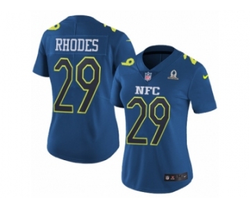 Women's Nike Minnesota Vikings #29 Xavier Rhodes Limited Blue 2017 Pro Bowl NFL Jersey