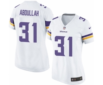 Women's Nike Minnesota Vikings #31 Ameer Abdullah Game White NFL Jersey