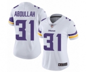 Women's Nike Minnesota Vikings #31 Ameer Abdullah White Vapor Untouchable Limited Player NFL Jersey