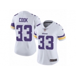 Women's Nike Minnesota Vikings #33 Dalvin Cook Vapor Untouchable Limited White NFL Jersey