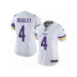 Women's Nike Minnesota Vikings #4 Ryan Quigley Vapor Untouchable Limited White NFL Jersey