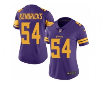 Women's Nike Minnesota Vikings #54 Eric Kendricks Limited Purple Rush NFL Jersey