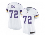 Women's Nike Minnesota Vikings #72 Jake Long Limited White NFL Jersey