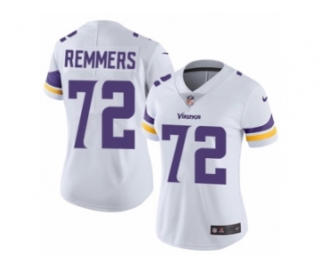 Women's Nike Minnesota Vikings #72 Mike Remmers Vapor Untouchable Limited White NFL Jersey