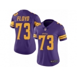 Women's Nike Minnesota Vikings #73 Sharrif Floyd Limited Purple Rush NFL Jersey