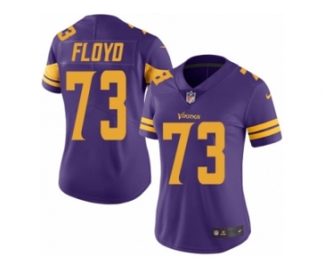 Women's Nike Minnesota Vikings #73 Sharrif Floyd Limited Purple Rush NFL Jersey