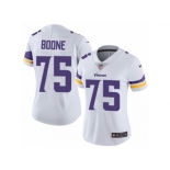 Women's Nike Minnesota Vikings #75 Alex Boone Vapor Untouchable Limited White NFL Jersey