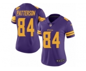 Women's Nike Minnesota Vikings #84 Cordarrelle Patterson Limited Purple Rush NFL Jersey