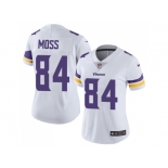 Womens Nike Minnesota Vikings #84 Randy Moss White Stitched NFL Vapor Untouchable Limited Jersey