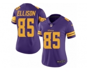 Women's Nike Minnesota Vikings #85 Rhett Ellison Limited Purple Rush NFL Jersey