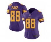 Women's Nike Minnesota Vikings #88 Alan Page Limited Purple Rush NFL Jersey