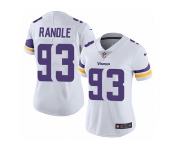 Women's Nike Minnesota Vikings #93 John Randle Vapor Untouchable Limited White NFL Jersey