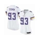 Women's Nike Minnesota Vikings #93 Shamar Stephen Limited White NFL Jersey