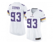 Women's Nike Minnesota Vikings #93 Shamar Stephen Limited White NFL Jersey