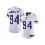 Women's Nike Minnesota Vikings #94 Jaleel Johnson Vapor Untouchable Limited White NFL Jersey