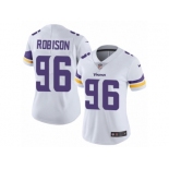 Women's Nike Minnesota Vikings #96 Brian Robison Vapor Untouchable Limited White NFL Jersey