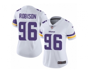 Women's Nike Minnesota Vikings #96 Brian Robison Vapor Untouchable Limited White NFL Jersey