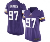 Women's Nike Minnesota Vikings #97 Everson Griffen Game Purple Team Color NFL Jersey