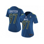 Women's Nike Minnesota Vikings #97 Everson Griffen Limited Blue 2017 Pro Bowl NFL Jersey