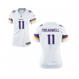 Women's Nike Minnesota Vikings#11 Laquon Treadwell White NFL Jersey