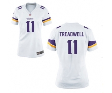 Women's Nike Minnesota Vikings#11 Laquon Treadwell White NFL Jersey