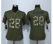 nike women nfl jerseys Minnesota Vikings #28 Adrian Peterson army green[nike Limited Salute To Service]