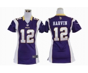 nike women nfl jerseys minnesota vikings #12 harvin purple[nike]