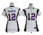 nike women nfl jerseys minnesota vikings #12 harvin white[nike]