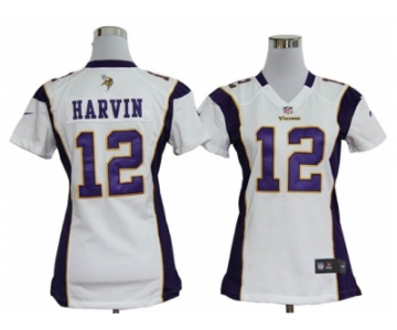 nike women nfl jerseys minnesota vikings #12 harvin white[nike]