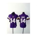 nike women nfl jerseys minnesota vikings #14 stefon diggs purple[nike]