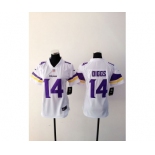 nike women nfl jerseys minnesota vikings #14 stefon diggs white[nike]