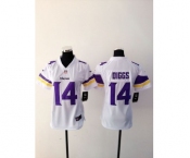 nike women nfl jerseys minnesota vikings #14 stefon diggs white[nike]