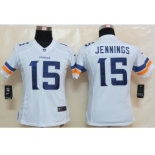 nike women nfl jerseys minnesota vikings #15 jennings white[new nike limited]