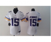 nike women nfl jerseys minnesota vikings #15 jennings white[nike]