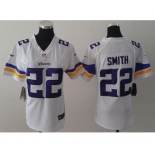 nike women nfl jerseys minnesota vikings #22 smith white[nike]