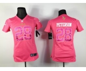 nike women nfl jerseys minnesota vikings #28 peterson pink[nike]