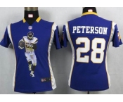 nike women nfl jerseys minnesota vikings #28 peterson purple[portrait fashion]